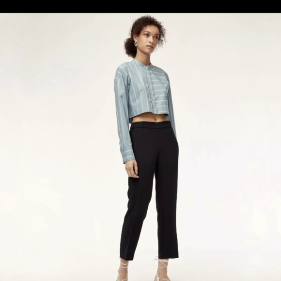 Aritzia Pants - Aritzia wilfred Darontal Pant -black - size2